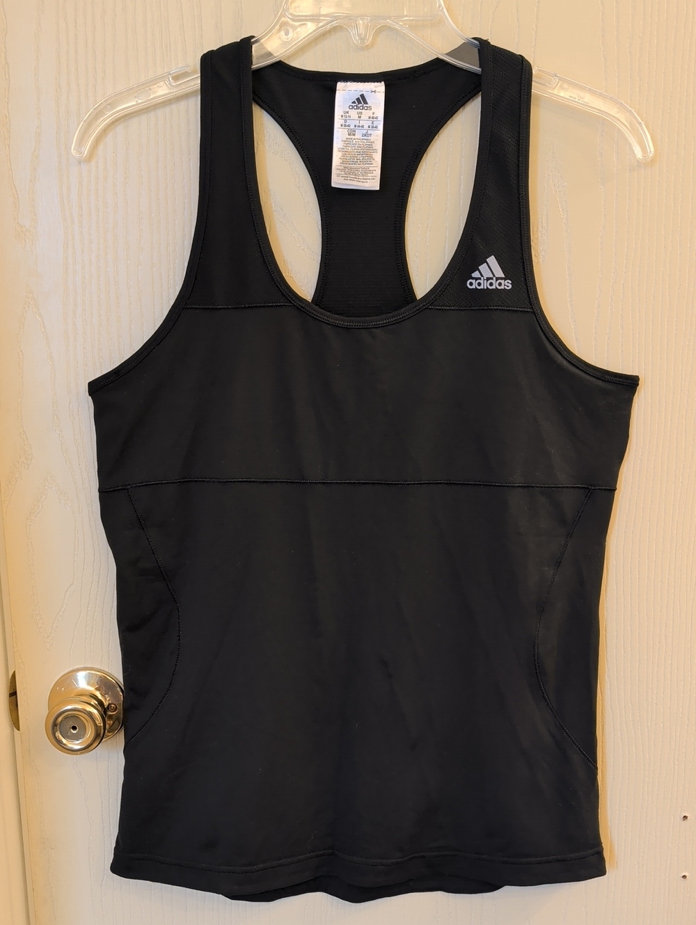 adidas Running Black Racerback Tank Women's Size M